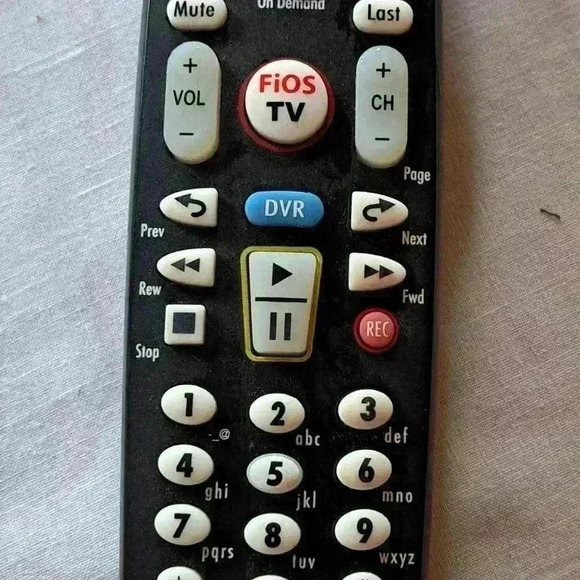 Verizon FIOS TV Replacement Remote VZ P265v5 RC Wireless Black - Picture 2 of 4